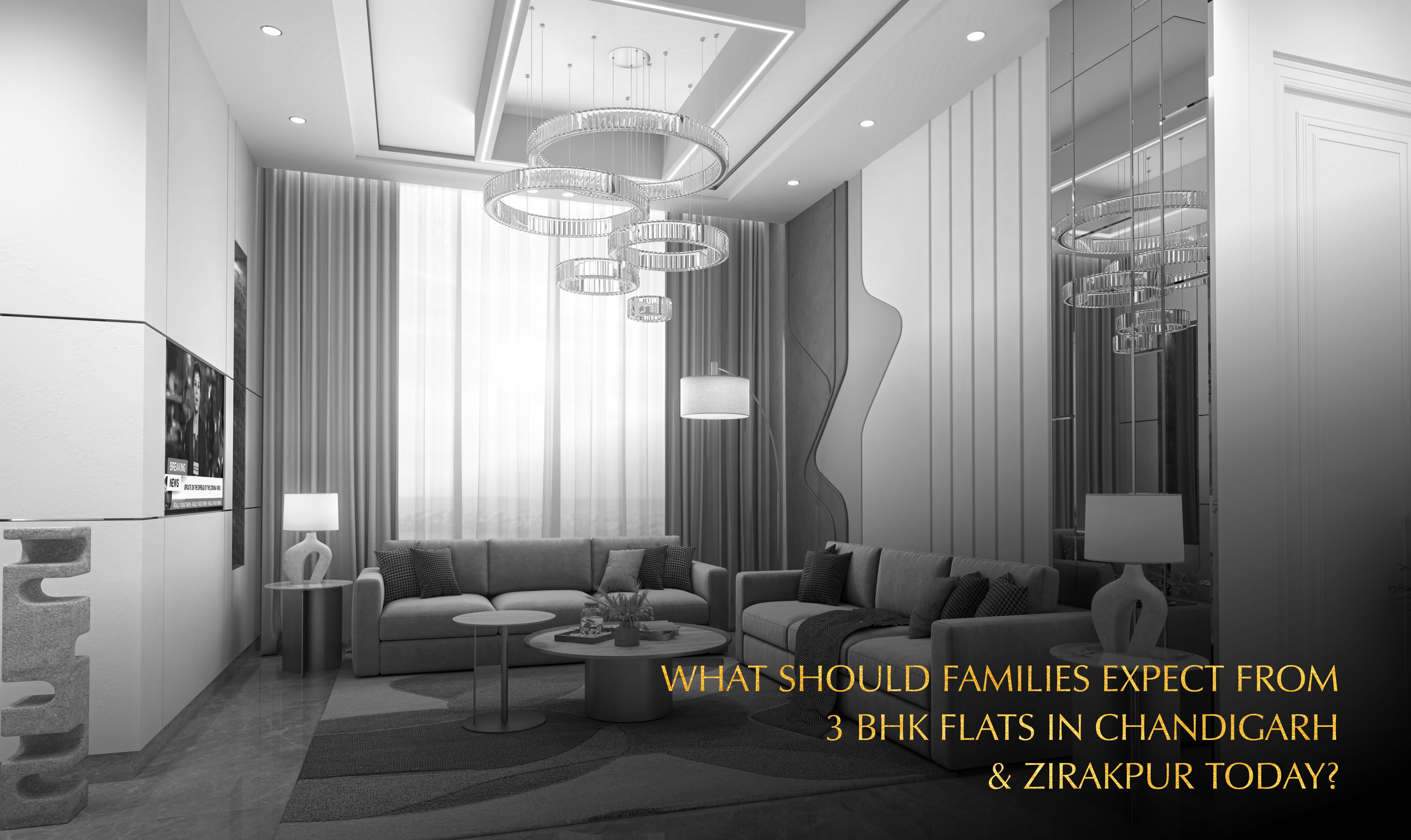 What Should Families Expect From 3 BHK Flats in Chandigarh & Zirakpur Today?